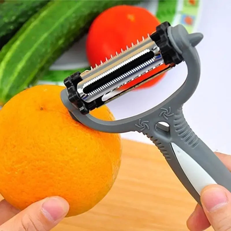 Dual Fruit Vegetable Peeler&Julienne Peeler Cutter Sharp Stainless Steel Potato Carrot Grater Planing Kitchen Accessories Gadget