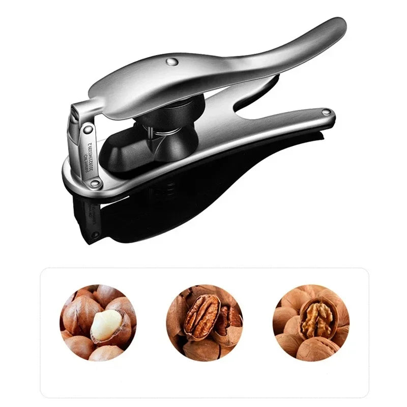 Chestnut Clip Nut Opener Cutter Gadgets 2 In 1 Quick Walnut Pliers Metal Nutcracker Sheller Kitchen Tools Cutter