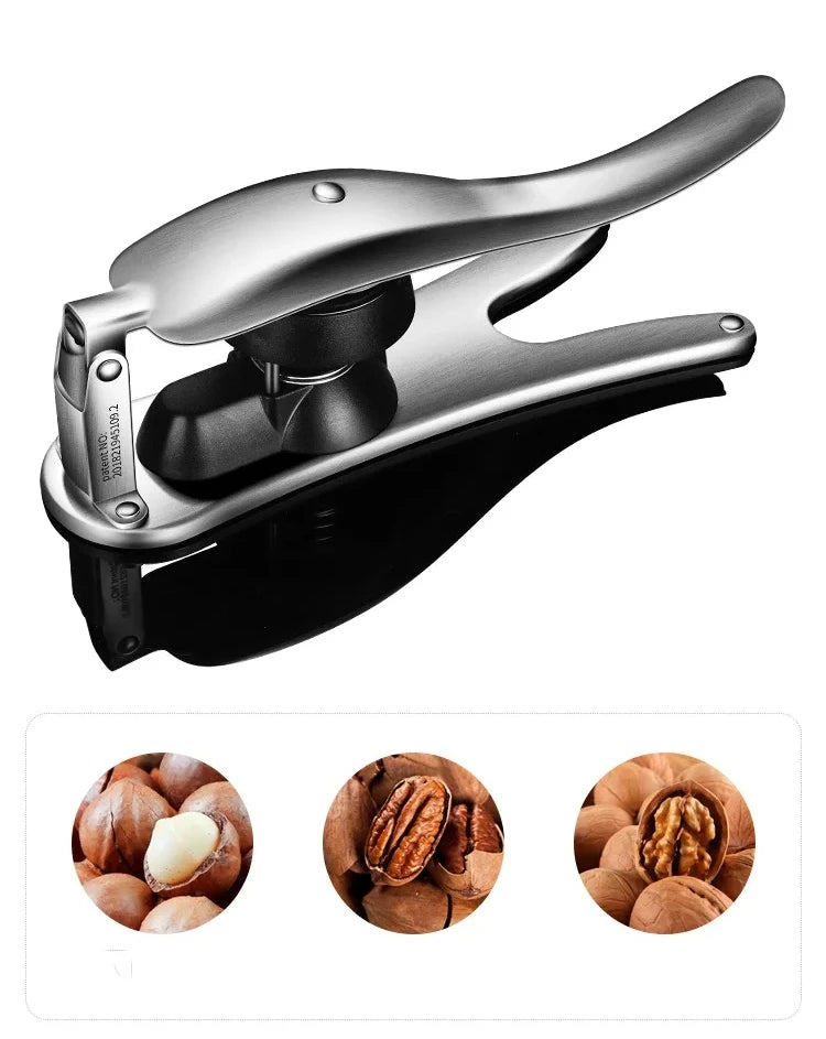 Chestnut Clip Nut Opener Cutter Gadgets 2 In 1 Quick Walnut Pliers Metal Nutcracker Sheller Kitchen Tools Cutter