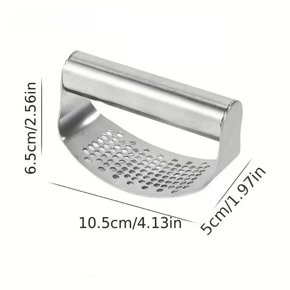 Manual Stainless Steel Garlic Mincer Garlic Crusher Press For Fruit Vegetable Kitchen Gadget Manual Food Processors