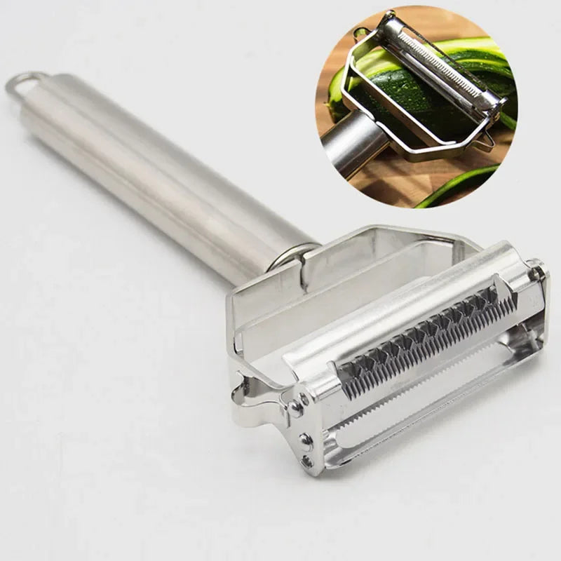 Dual Fruit Vegetable Peeler&Julienne Peeler Cutter Sharp Stainless Steel Potato Carrot Grater Planing Kitchen Accessories Gadget