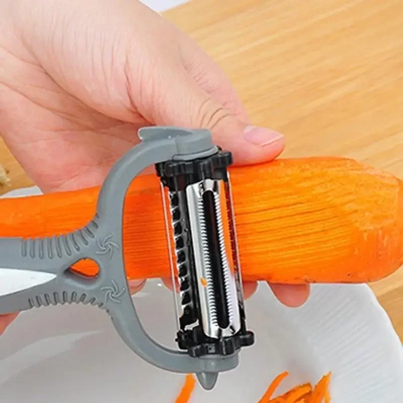 Dual Fruit Vegetable Peeler&Julienne Peeler Cutter Sharp Stainless Steel Potato Carrot Grater Planing Kitchen Accessories Gadget