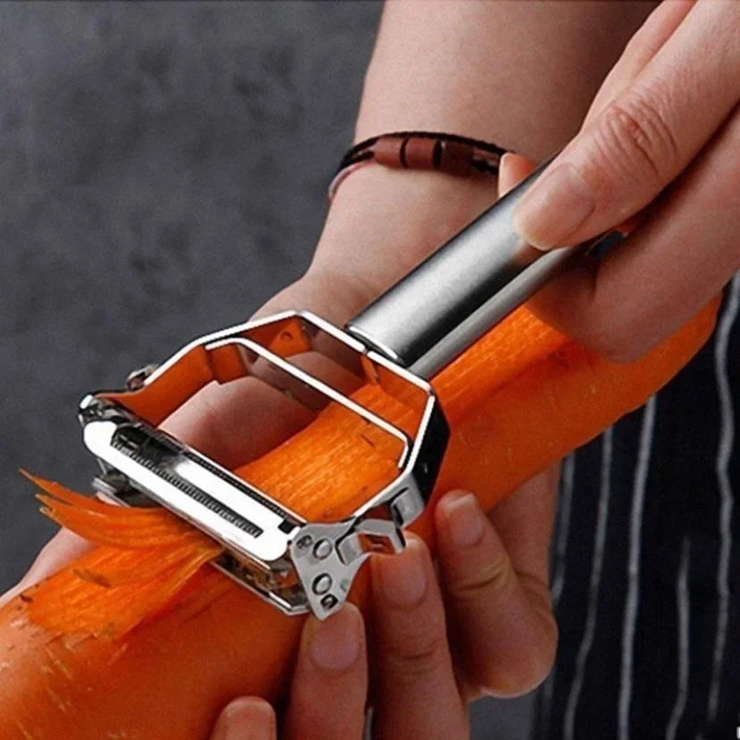 Dual Fruit Vegetable Peeler&Julienne Peeler Cutter Sharp Stainless Steel Potato Carrot Grater Planing Kitchen Accessories Gadget