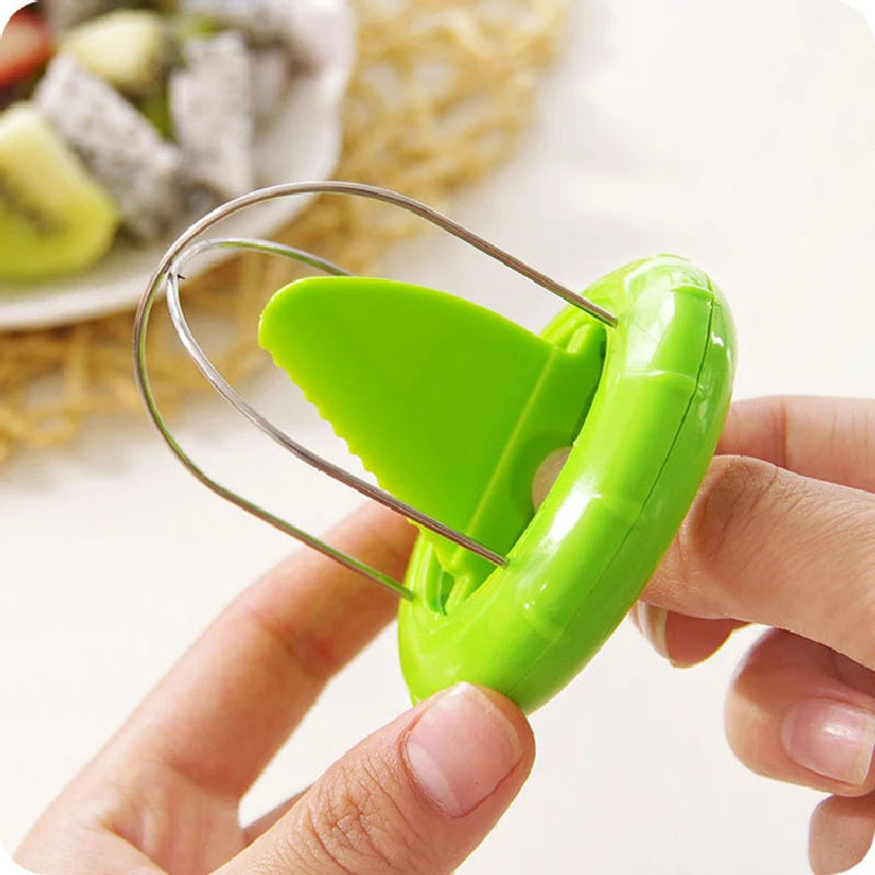 Fast Fruit Kiwi Cutter Peeler Slicer Kitchen Gadgets Stainless Steel Kiwi Peeling Tools Kitchen Fruit Salad Kitchen Accessories