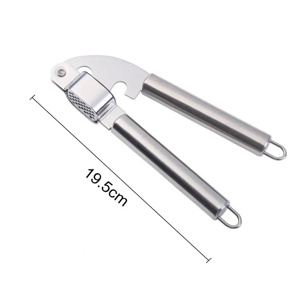 Garlic Press Stainless Steel Mincer Tool Large Chamber Crushes Garlics Nuts Garlic Manual Smasher Squeezer Kitchen Gadget