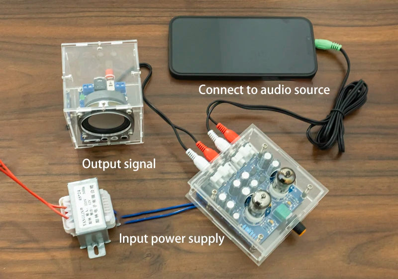 DIY Electronic Kits for Adults Biliary Electronic Tube Diy Kit Power Preamplifier Board Welding Parts Self Assembly Components