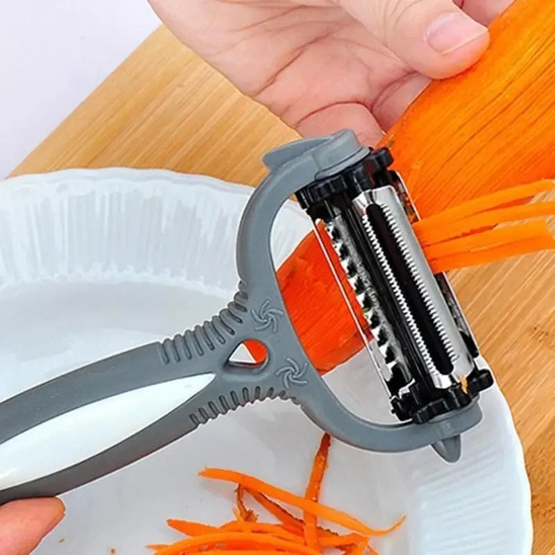 Dual Fruit Vegetable Peeler&Julienne Peeler Cutter Sharp Stainless Steel Potato Carrot Grater Planing Kitchen Accessories Gadget