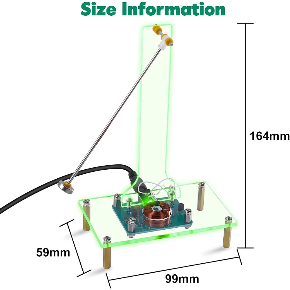 DIY Electronic Swing Electromagnetic Swinging Device Soldering Project Practice Suite Welding Train For School Student Learning