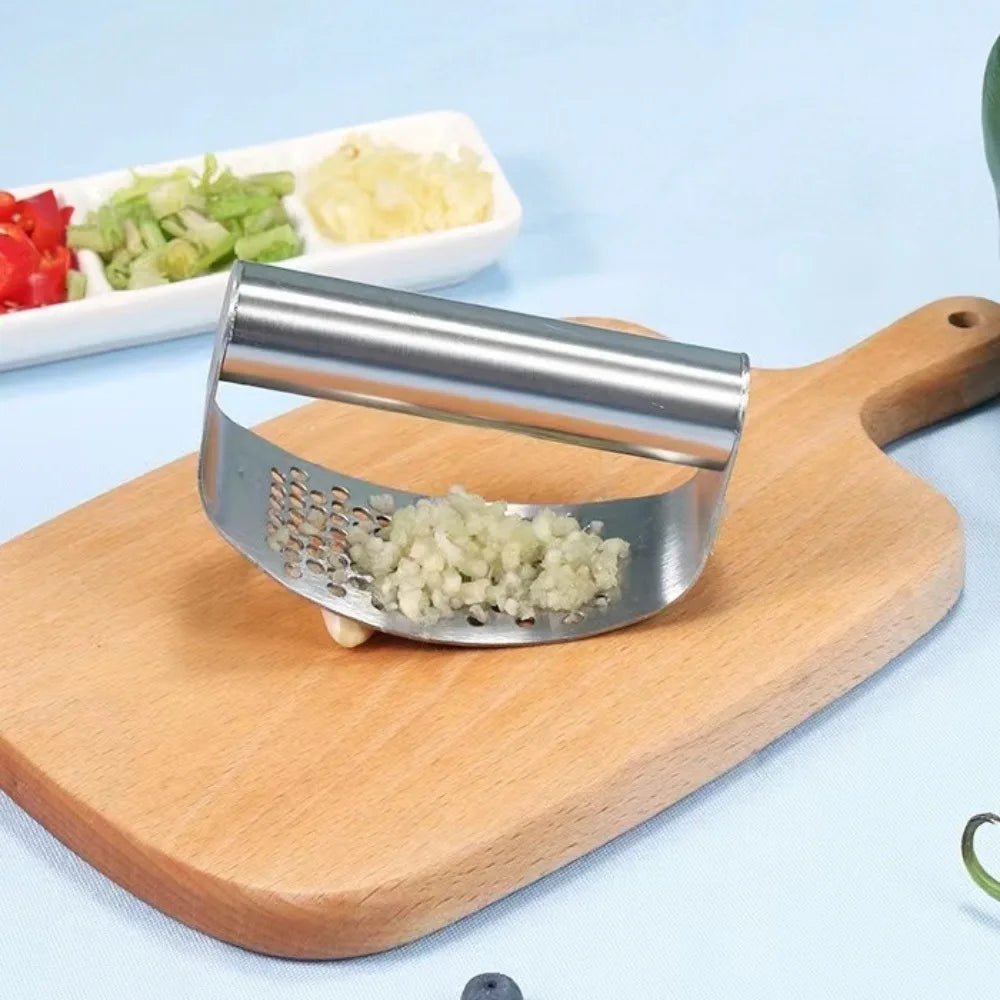 Manual Stainless Steel Garlic Mincer Garlic Crusher Press For Fruit Vegetable Kitchen Gadget Manual Food Processors