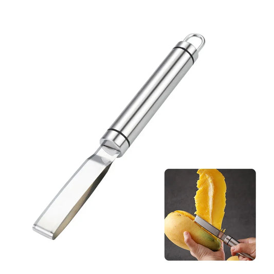 Stainless Steel Corer Mango Corer Knife Fruit Peeler Multi-functional Artifact Fruit Pineapple Eye Pulp Corer Kitchen Gadget